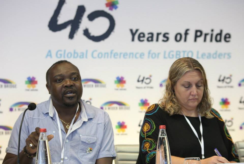 Pictured: Davis Mac Iyalla of Nigeria and Maria Rachid of Argentina on the Global Advocacy Panel