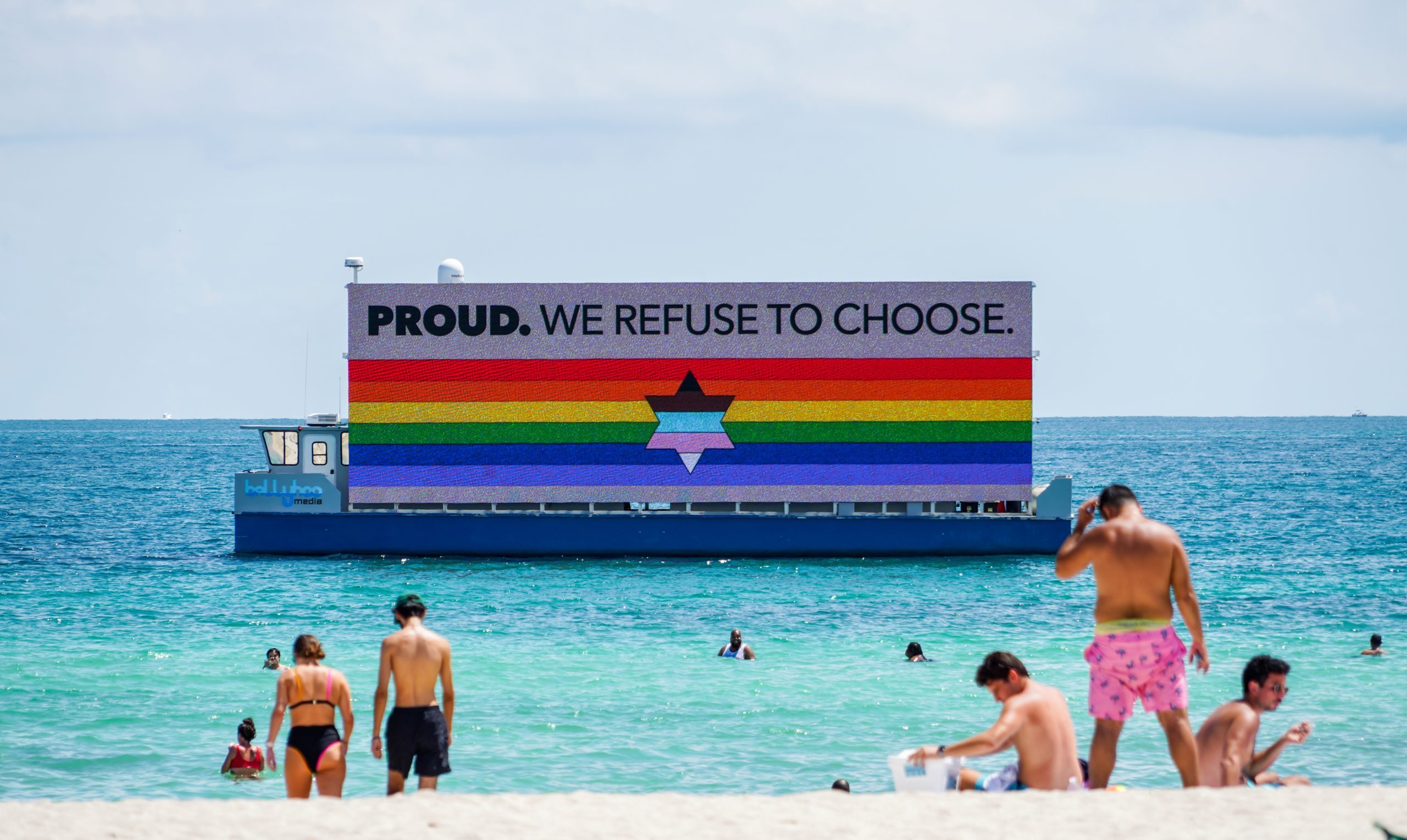 Jewish Inclusive Pride Flag Miami